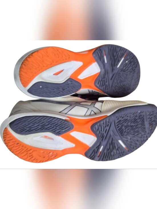 ASICS Solution Speed FF 3 Tennis Shoes Men\'s 11.5 White Orange main image 5